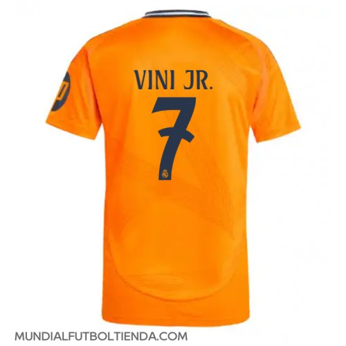 Camiseta Real Madrid Vinicius Junior #7 Segunda Equipación Replica 2024-25 mangas cortas